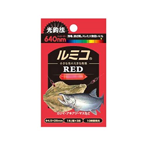 レッド/2.9×23mm/A15105 ・パッケージ個数:1 ・仕様：1本入り×3袋（乾燥剤入） ・付属品：蛍光・黒色チューブ・ワンタッチホルダー付 ・サイズ： 4.5×26mm ・重量：0.34g 