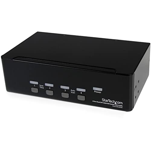 DVI - デュアルモニタ-/4ポート/SV431DD2DUA ・Size:4ポートStyle:DVI - デュアルモニタ ・パッケージ個数:1 ・フロントパネルのプッシュボタンまたはホットキーによる