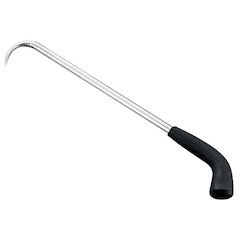 シルバー/60cm/BTK25060 ・Size:60cm ・パッケージ個数:1 ・全長(cm):60 ・素材？:ステンレス ・商品重量？:0.32kg ・柄の部分にゴムがついているので握りやすくて滑