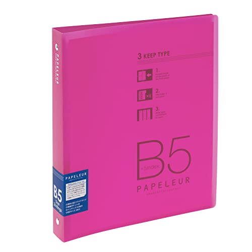 ピンク/ワイド (B5)/LN36P ・Color:ピンクSize:ワイド (B5) ・パッケージ個数:1 ・重量:170g ・サイズ:幅3.0×奥行22.2×高さ27.0cm ・材質:カラーPP・プ
