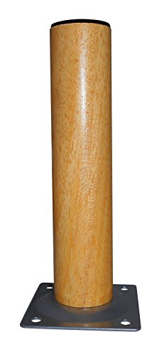 丸脚木製/150mm/KSW-3315 シルバー ・Size:150mm Style:丸脚Color:木製 ・パッケージ個数:1 ・材質:ブナ・スチール ・サイズ:約32角×150mm ・仕様:シルバ