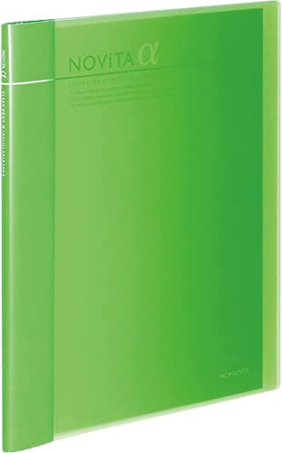 ポケット式ライトグリーン/A4-S/ラ-NT24LG ・Color:ライトグリーン ・パッケージ個数:1 ・寸法 15×263×309mm ・サイズ A4-S ポケット枚数 24枚