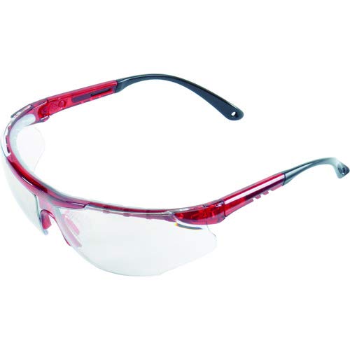 保護安全性レッド/-/TSG9160R ・Color:レッド ・パッケージ個数:1 ・ＴＲＵＳＣＯ 二眼型セーフティグラス （フィットタイプ） ・●ツルの角度調整、長さ調整、ノーズパッド、クッションバ