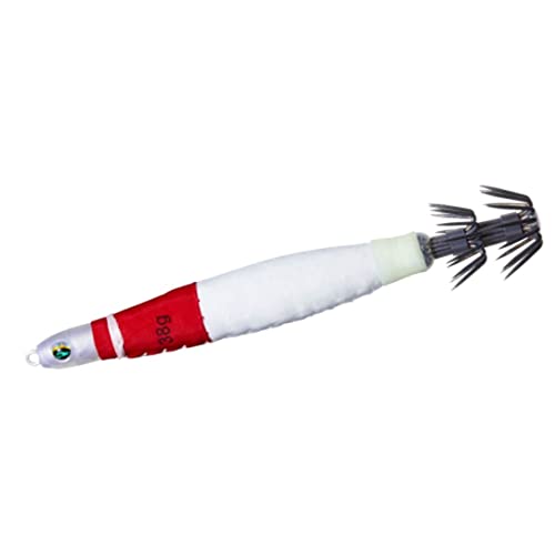75g赤白/75g/07345041 ・Color:赤白Style:75g ・パッケージ個数:1 ・カラー:赤白 ・サイズ:75g (20号) ・センターバランスによりイカを乗せやすい水平フォールを実