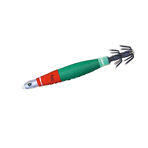 75g赤緑/75g/07345042 ・Color:赤緑Style:75g ・パッケージ個数:1 ・カラー:赤緑 ・サイズ:75g (20号) ・センターバランスによりイカを乗せやすい水平フォールを実