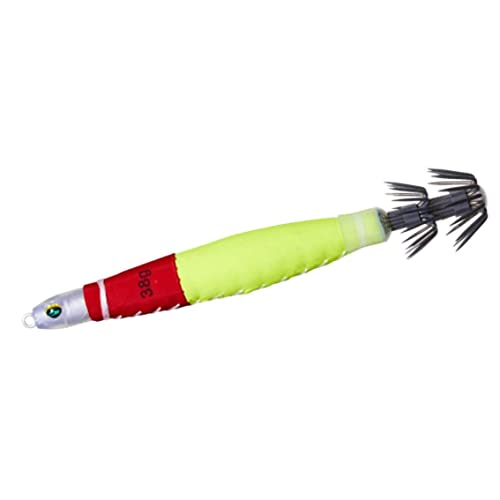 94g赤黄/94g/07345053 ・Color:赤黄Style:94g ・パッケージ個数:1 ・カラー:赤黄 ・サイズ:94g (25号) ・センターバランスによりイカを乗せやすい水平フォールを実
