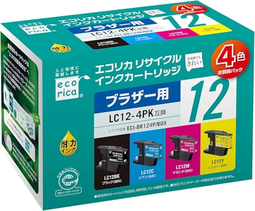 マルチカラー ポスト投函パッケージ4色パック/通常容量/EC-LC124PKA ・Color:4色パックStyle:マルチカラー ポスト投函パッケージ ・パッケージ個数:1 ・種類リサイクルインク 対