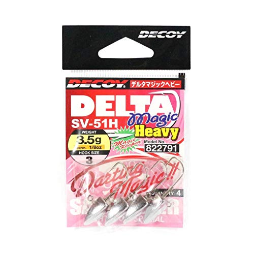 シンプルW NICKEL/#3-3.5g（1/8oz）/SV-51H ・Pattern Name:3.5g(1/8oz) ・パッケージ個数:1 ・入数:4個入り ・フックサイズ:#3 ・自重:3.5g