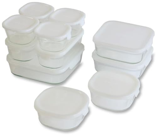 11点セット08) ホワイト/1.2L×1個・800ml×2個 ・500ml×2個・450ml×2個・200ml×4個/PS-PRN-11W ・Color:08) ホワイトSize:1.2L×1個・8