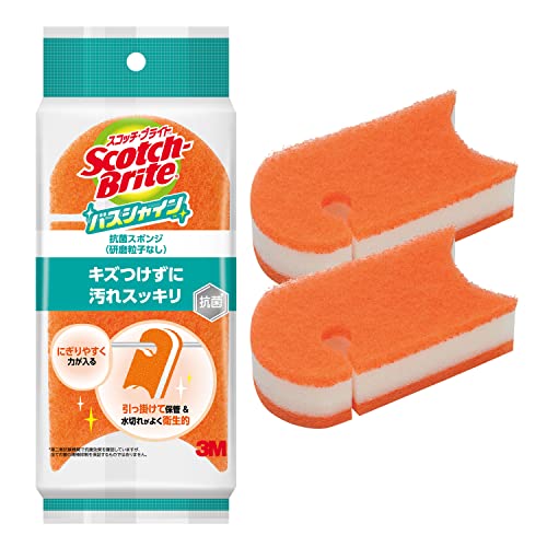 b.貼り合わせ キズつけない オレンジオレンジ/1.本体/BM-22K 2P A ・Style:b.貼り合わせ キズつけない オレンジ ・パッケージ個数:1 ・【浴室を傷つけずに、ピカピカの輝き】 研