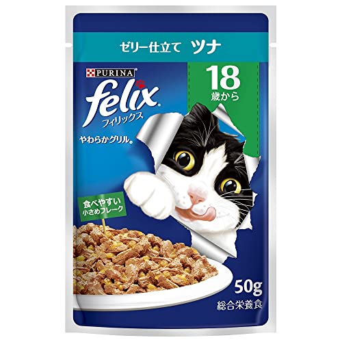 マルチカラー/-/4902201213769 ・パッケージ個数:1 ・18歳からのネコさんが食べやすい小さめフレーク。 やわらかくほぐしたツナのうまみをジューシーなゼリーで包み込んだごはん。 ・肉類チ