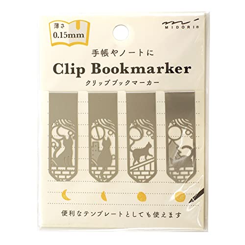 クリップブックマーカー ステンレス製ネコと月柄/-/43404006 ・Color:ネコと月柄Style:クリップブックマーカー ステンレス製 ・パッケージ個数:1 ・ページめくりや筆記を邪魔しないス