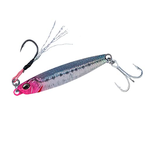 40g UVリアルブルピンイワシ/40g/07465859 ・Color:UVリアルブルピンイワシStyle:40g ・パッケージ個数:1 ・飛ぶ釣れる「サムライジグRシリーズ」に、高比重コンパクトの