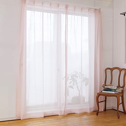 シンプルピンク/丈176 cm x 幅100 cm (2枚組)/VL7129-150 ・Size:丈176 cm x 幅100 cm (2枚組)Color:ピンク ・パッケージ個数:1 ・【やさしい透