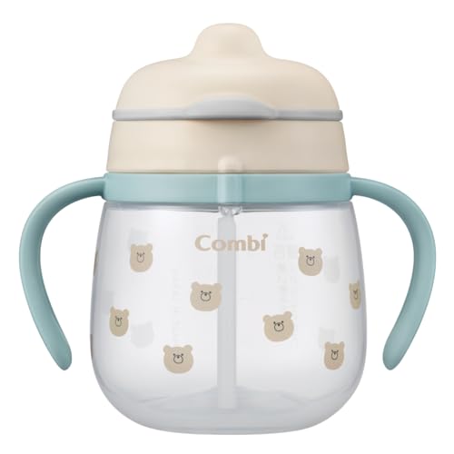 4ヶ月頃から はじめてストローくまさん/240ml/4972990196321 ・Size:240ml Color:くまさん ・パッケージ個数:1 ・4か月頃から始められる、日本製マグシリーズ ・くわ