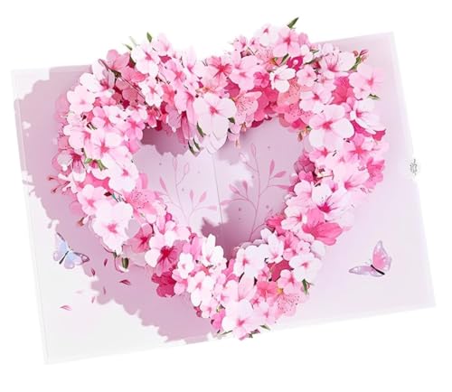 高級桜/-/- ・Color:桜 ・商品仕様：素材：ペーパー、サイズ：20*15cm、パッケージ：立体カードx1、封筒x1、ミニメッセージカードx1 ・高品質な素材：厚めの上質紙が素材として作られ、手