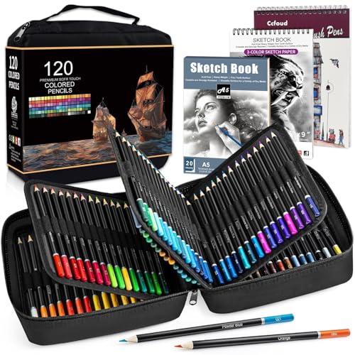 120色色鉛筆/-/- ・Color:120色色鉛筆 ・120色油性色鉛筆：120本のソフトコア塗り絵セット。複数の色の組み合わせにより作品が更に多様多彩に広がります。全てのアーティストのための最高の