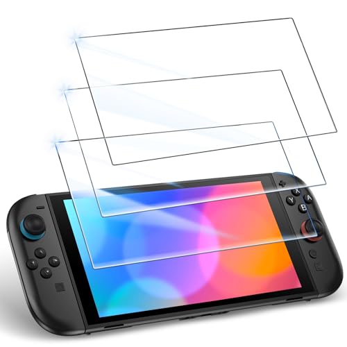 Switch 2用 ガラスフィルム 3枚入り スイッチ2 強化 ガラス 保護 フィルム 旭硝子製 強靭9H 極薄 撥水撥油 指紋・飛散防止 気