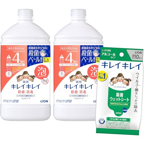 フルーツミックス/800ml×2個/- ・Flavor Name:フルーツミックスSize:800ml×2個 ・パッケージ個数:1 ・泡で出るタイプのハンドソープ ・香り:もぎたてフルーツミックスの香