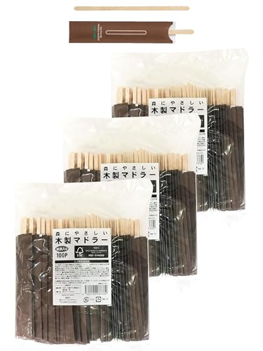 100本入×3マドラー 紙袋入り/業務用100本入/SD-733 ・Color:マドラー 紙袋入りStyle:100本入×3 ・パッケージ個数:1 ・ 環境配慮 個包装 適切に管理され厳しい基準をクリ
