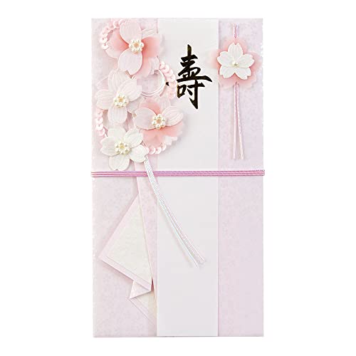 桜ピンク柄桜ピンク柄/-/25144006 ・Pattern Name:単品 ・パッケージ個数:1 ・「ペーパークラフト金封 結婚祝 桜柄 ピンク」は、ご結婚祝用の祝儀袋・のし袋です ・壽の金箔押しに