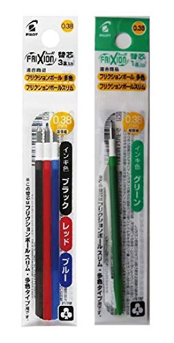 ボールポイント ・内容: LFBTRF30UF3C(黒赤青)/LFBTRF12UF-G(緑)各1個 ・ペン先: 超極細0.38mm/軸: 樹脂 ・レフィルサイズ: 全長：87.5mm 最大径 3.6m