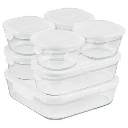 7点セット08) ホワイト/1.2L×1個・500ml×2個 ・200ml×4個/PSC-PRN-7W ・Color:08) ホワイトSize:1.2L×1個・500ml×2個 ・200ml×4個St