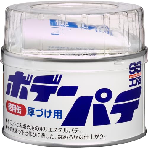09025:ボデーパテ-/-/09025 ・Style:09025:ボデーパテ ・パッケージ個数:1 ・内容量:主剤400g、硬化剤15g ・全塗装色対応 ・成分:主剤-合成樹脂硬化剤-有機過酸化物 