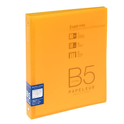 オレンジ/ワイド (B5)/LN36OR ・Color:オレンジSize:ワイド (B5) ・パッケージ個数:1 ・重量:170g ・サイズ:幅3.0×奥行22.2×高さ27.0cm ・材質:カラーP