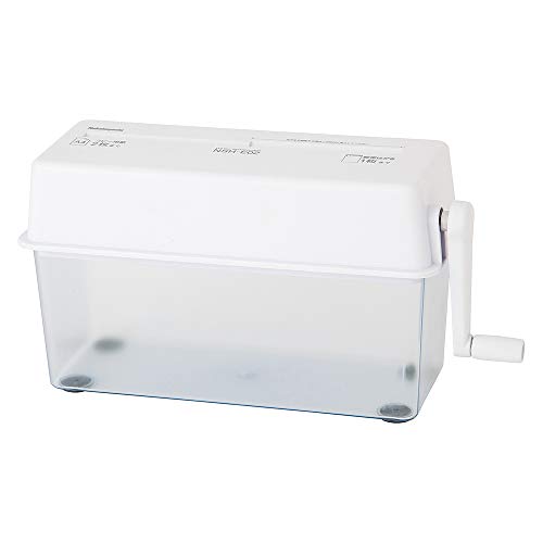 ハンドシュレッダ単品ホワイト/-/Z3009 ・Color:ホワイトStyle:ハンドシュレッダ単品 ・パッケージ個数:1 ・A4用紙もはがきもクロスカットでバラバラに!スリムな形状でインテリアになじ