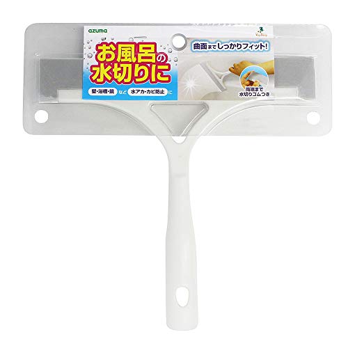 ホワイト/商品サイズ:幅22×奥行2.5×高さ21cm/BT758 ・パッケージ個数:1 ・サイズ:幅22×奥行2.5×高さ21cm ・お風呂の水滴、結露取りに ・曲面までしっかりフィット ・両端まで