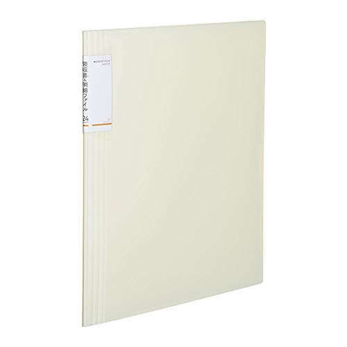 24ポケット・1冊ホワイト/A4-S/ラ-NVR510W ・Color:ホワイトStyle:24ポケット・1冊 ・パッケージ個数:1 ・書類の量に応じて背幅が変わるから、かさばらずに収容できる領収書＆