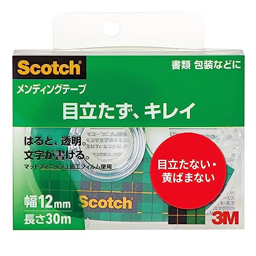 1.(12mm)テープカッター付×1個12mm 単品/12mm×30m/22906050 ・Style:1.(12mm)テープカッター付×1個 ・パッケージ個数:1 ・12mm×30m 入り数:1巻 