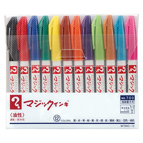 12色マルチカラー/-/M700C-12 ・Style:12色 ・パッケージ個数:1 ・本体サイズ/重量:(単品)141x15x13mm/9.5g ・パッケージサイズ:165x146x14mm/146