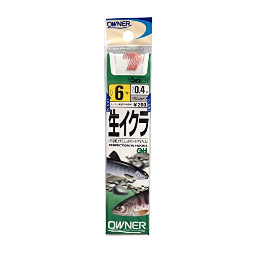 6-0.4号 ・Style:6-0.4号 ・パッケージ個数:1 ・形態：糸付 ・号数：6号 ・ハリス号数：0.4号 ・魚種：アマゴ ヤマメ イワナ マス(トラウト)