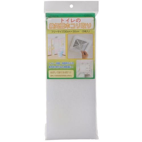 ホワイト/-/AIR-C621A ・パッケージ個数:1 ・サイズ: 30×30cm ・材質:フィルター…難燃PET、再生PET、ビニロン マジックテープ…ナイロン ・入数: 5枚入り