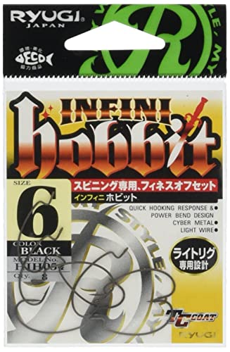 #6(8本入)＃6/#6/HIH054 ・Size:#6Style:#6(8本入) ・パッケージ個数:1 ・カラー:TCブラック ・入り数:8