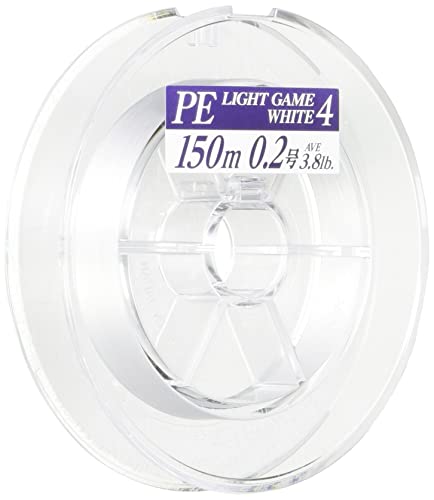 0.2号/3.8lbホワイト/全長:150m/307500 ・Color:ホワイトStyle:0.2号/3.8lb ・パッケージ個数:1 ・主な対応魚種:アジ メバル マメイカ ・主な対応釣種:ライト