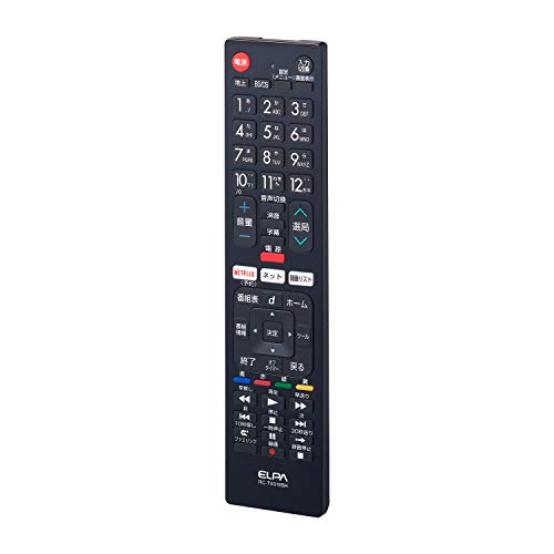 シャープ用ブラック/シャープ用/RC-TV019SH ・Size:シャープ用 ・パッケージ個数:1 ・【シャープ アクオス用テレビリモコン】純正リモコンに近いボタン構成。メーカーコード設定済みだから設