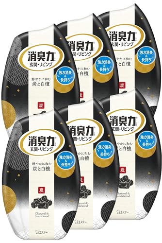 クリア/400ミリリットル (x 6)/4904740643748 ・Pattern Name:お部屋用 6個 ・パッケージ個数:1 ・しっかり消臭 ずっと香る消臭された空間に、香りがしっかり広がりま