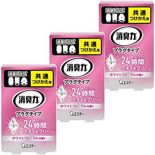 ピンク/3個/4904740647081 ・Flavor Name:ホワイトフローラルSize:3個 ・パッケージ個数:1 ・電子のパワーで24時間ニオイをクリーンLDKなどの広いお部屋(約16畳まで