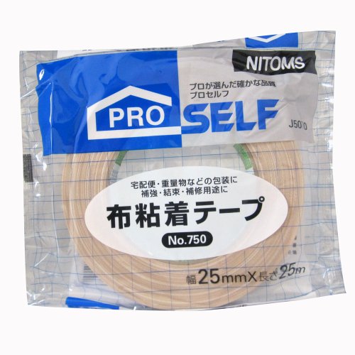 1巻入り袋包装/幅25mm X長さ25m/J5070 ・Style:1巻入りSize:幅25mm X長さ25m Color:袋包装 ・パッケージ個数:1 ・基材:布 ・粘着剤:ゴム系粘着剤 ・カラー: