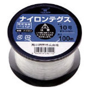 ナイロン糸透明/10号/228211 ・パッケージ個数:1 ・高木 ナイロンテグス １０号 黒コイル ・●見えにくいナイロン糸、店舗内のPOP吊り用、一般的な鳥害防止用にも使えます。 ・●造園、農耕、