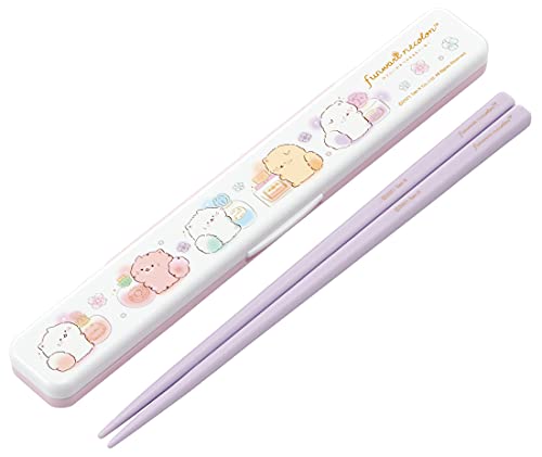 ふんわりねころん/18cm/ABC3AG-A ・Color:ふんわりねころんSize:18cm ・パッケージ個数:1 ・サイズ:箸＝長さ18cm 箸箱＝幅19×奥行3.1×高さ1.3cm ・素材・材質