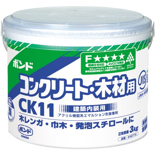 1缶入り-/3kg/#42719 ・Size:3kg Style:1缶入り ・パッケージ個数:1 ・個装形態:紙缶 ・性状:アクリル樹脂系エマルション形 ・標準使用量(塗布量):全面塗布1~1.2kg