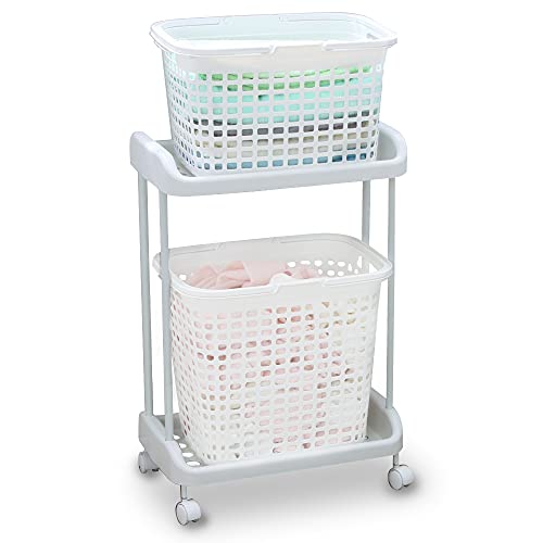 バスケットラックランドリー3点セット/-/BTR-3S ・Color:ランドリー3点セット ・パッケージ個数:1 ・サイズ(使用時):幅50×高さ93.5×奥行31cmラック「BTR-780」は単品の