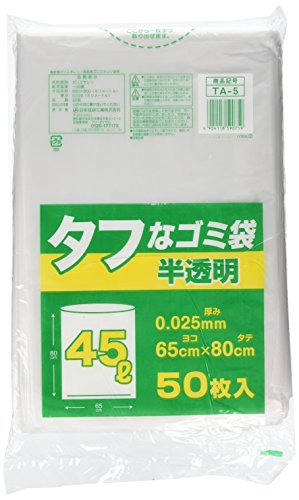 単品50枚/45L 厚み0.025mm/TA-53 ・Color:50枚Style:単品 ・パッケージ個数:1 ・サイズ:幅65×高さ80cm、厚さ:0.025mm ・素材・材質:ポリエチレン ・生産