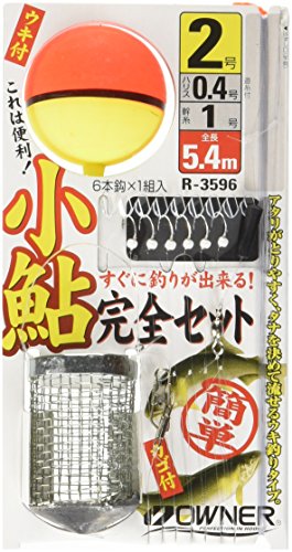 -/-/43194-104187 ・パッケージ個数:1 ・形態：仕掛 ・号数：2号 ・ハリス号数：0.4号 ・幹糸号数：1号 ・魚種：子鮎