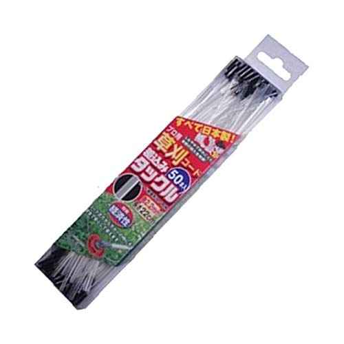 耐久性-/-/35014 ・安心、安全の草刈用ナイロンコード。 ・高品質、高性能、国産ナイロン使用で、原料から全て日本製。 ・しなやかで折れにくく、抜群の耐久性発揮。 ・差込み式コードで、根元のストッ
