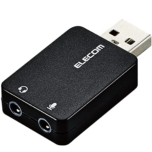 直挿し/-/USB-AADC01BK ・Color:直挿し ・パッケージ個数:1 ・オーディオ出力用φ3.5mmステレオミニジャック(3極、4極 両対応)とマイク入力用3極φ3.5mmミニジャックの2